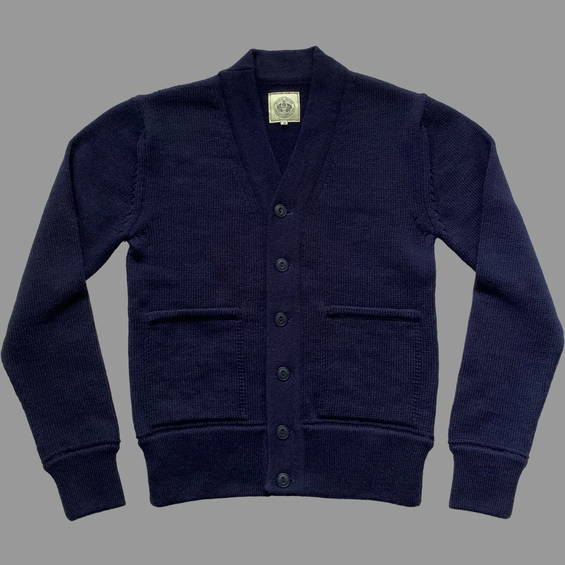 THE ENGINEER CARDIGAN - NAVY