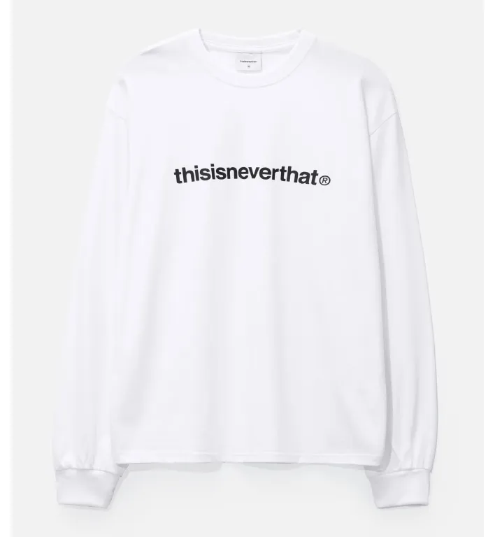 thisisneverthat  |Crew Neck Unisex Long Sleeves Plain Cotton