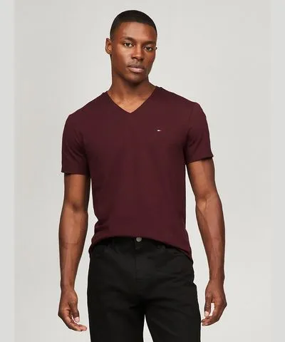 Tommy Hilfiger Men's Slim Fit V-Neck T-Shirt