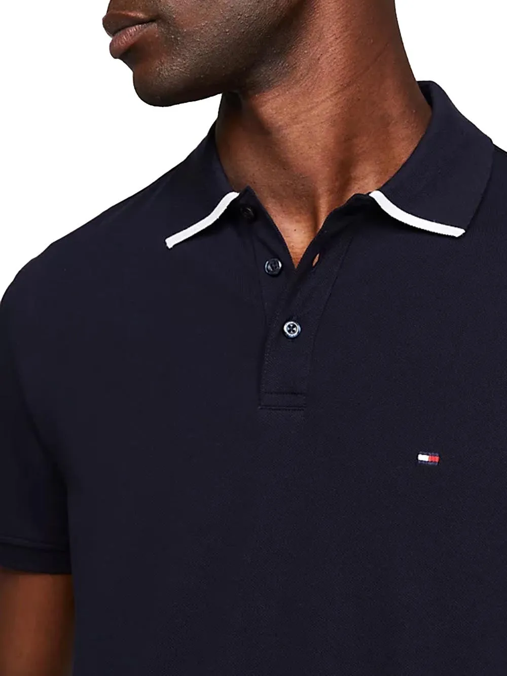 Tommy Hilfiger Polo Uomo Mw0mw34754 Blu