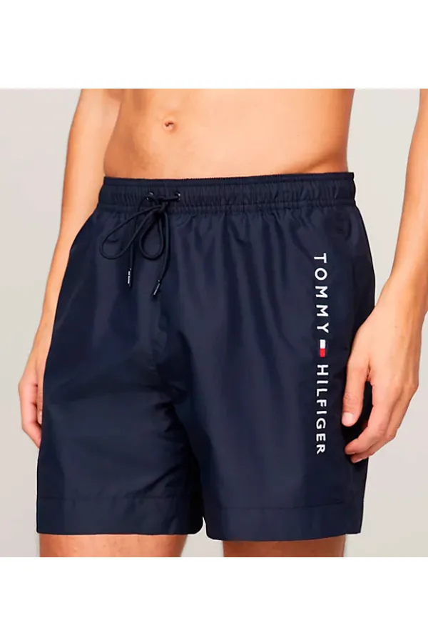 Tommy Hilfiger Swim Shorts Side Logo Navy