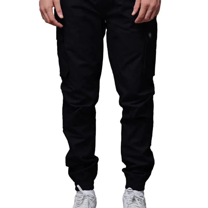 TROUSERS CARGO RIPSTOP Man Black 