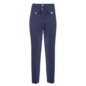 TROUSERS EMMA Woman Blue Navy 