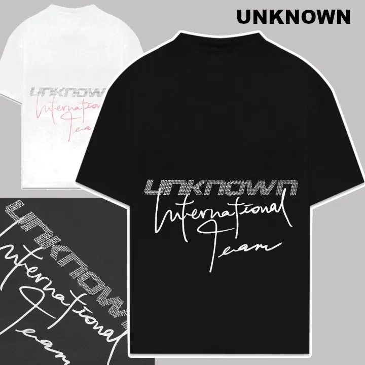 UNKNOWN  |Pullovers Street Style Cotton Short Sleeves Logo T-Shirts