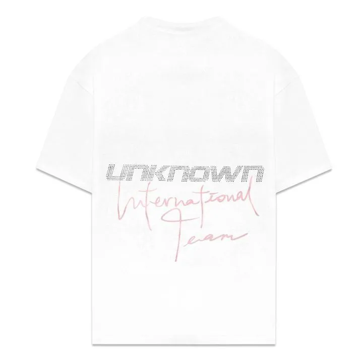 UNKNOWN  |Pullovers Street Style Cotton Short Sleeves Logo T-Shirts