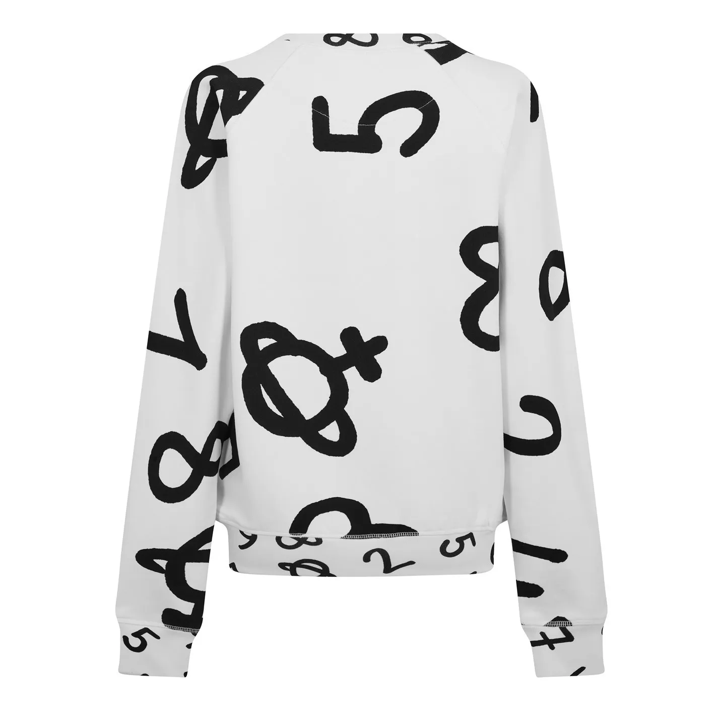 Vivienne Westwood  |Crew Neck Rib Long Sleeves Cotton Logo Hoodies & Sweatshirts