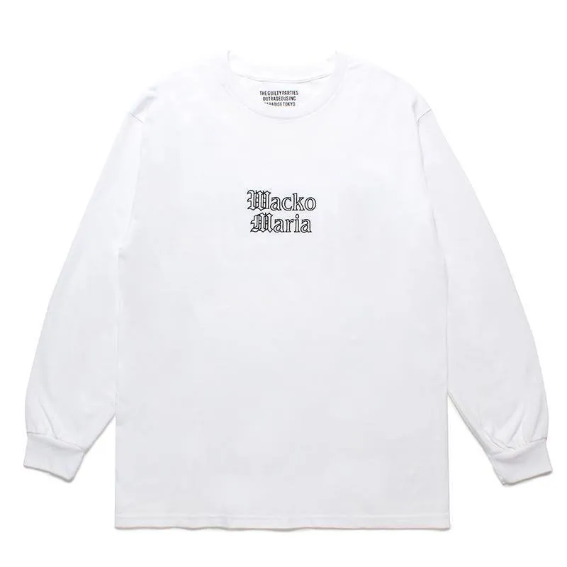 WACKO MARIA  |Crew Neck Long Sleeves Plain Cotton Long Sleeve T-shirt Logo