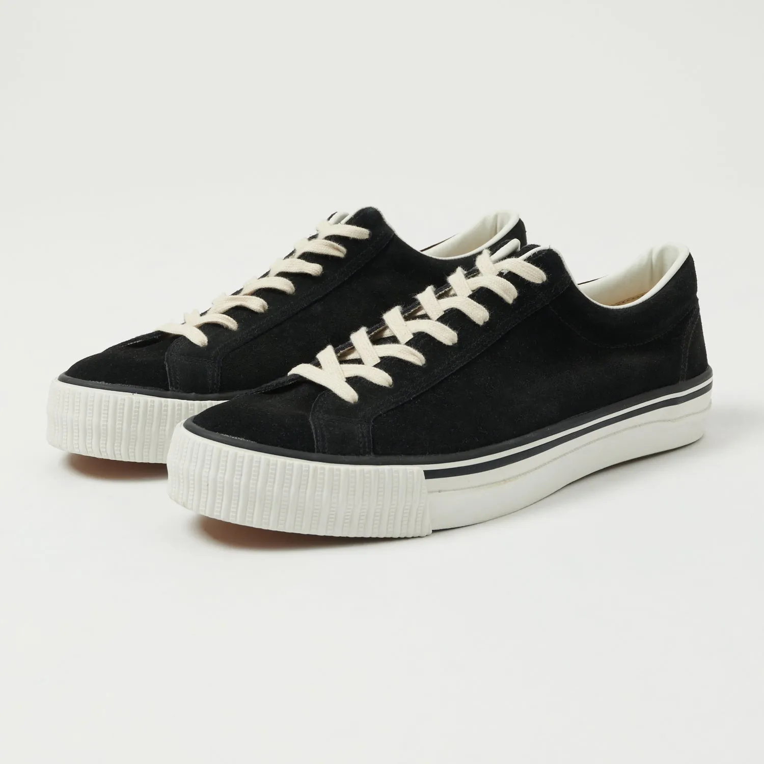 Warehouse 3400 Suede Sneaker - Black