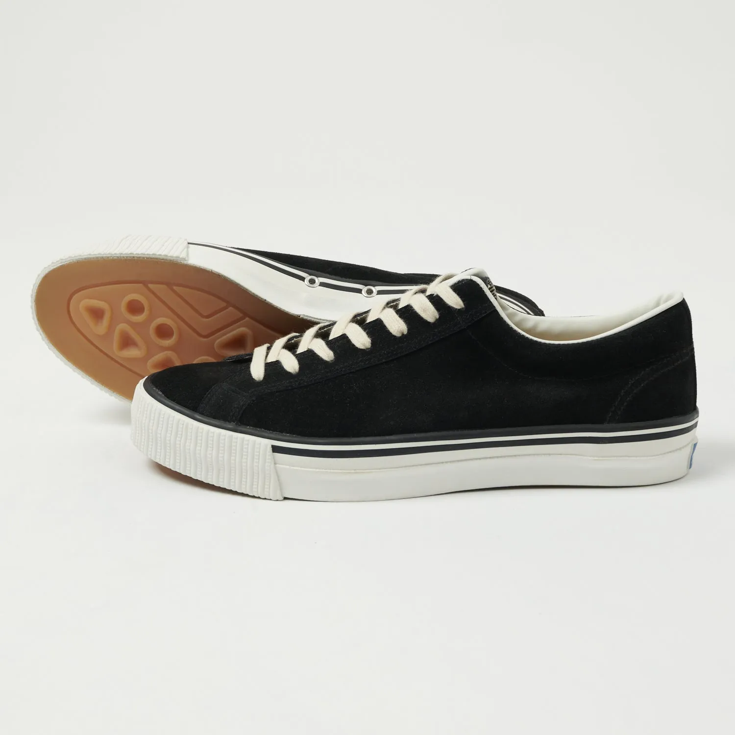 Warehouse 3400 Suede Sneaker - Black