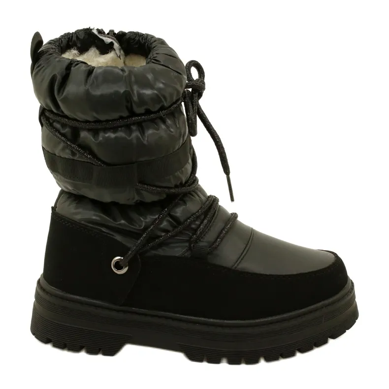 WaterProof Children's Snow Boots Miss Evento 23Dz23-6585 Black