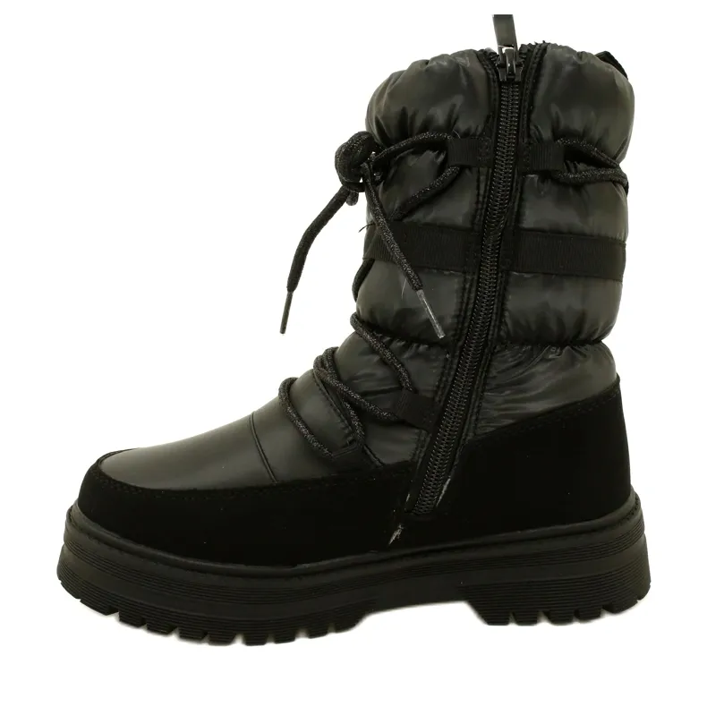 WaterProof Children's Snow Boots Miss Evento 23Dz23-6585 Black