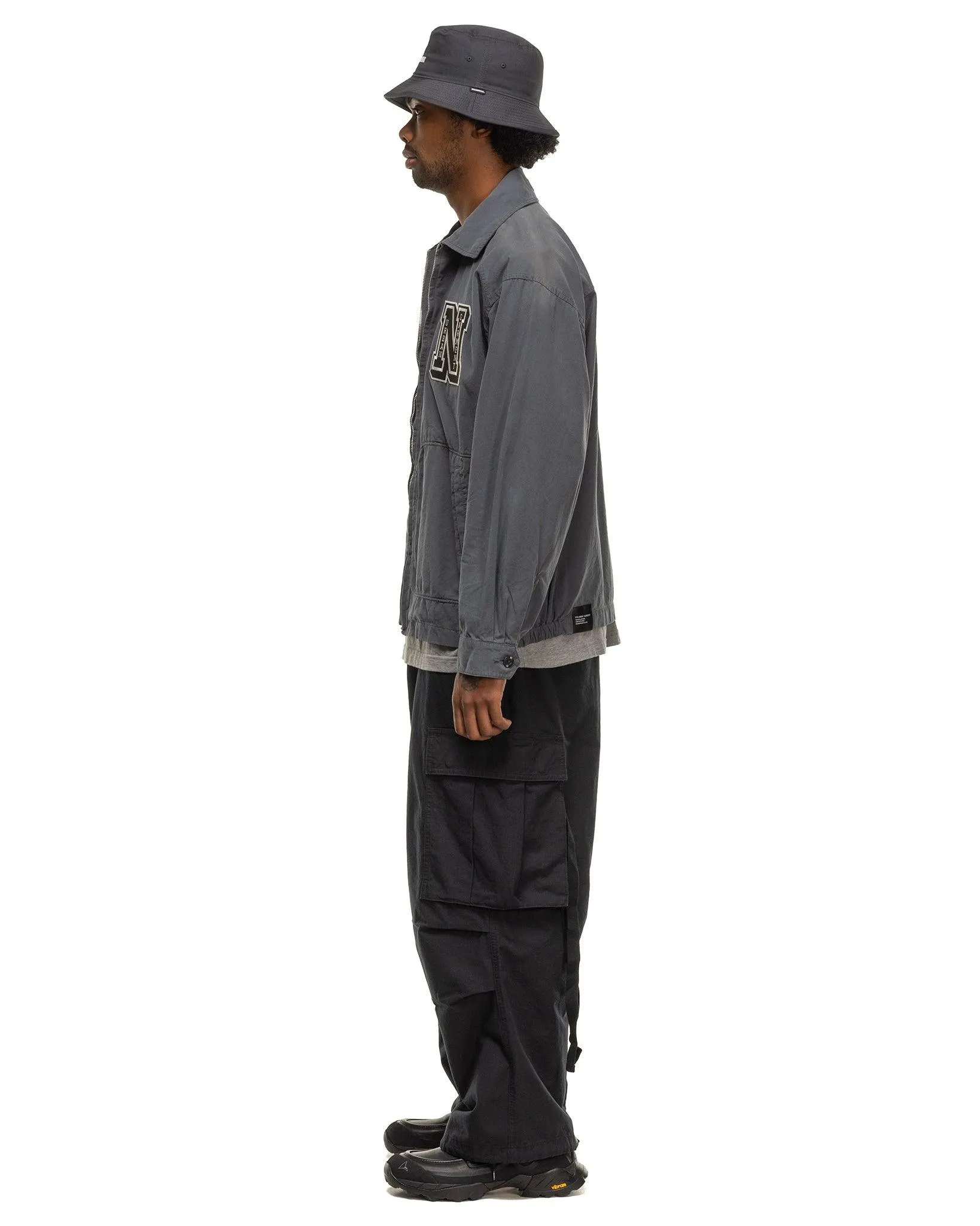 Wide Cargo Pants Black