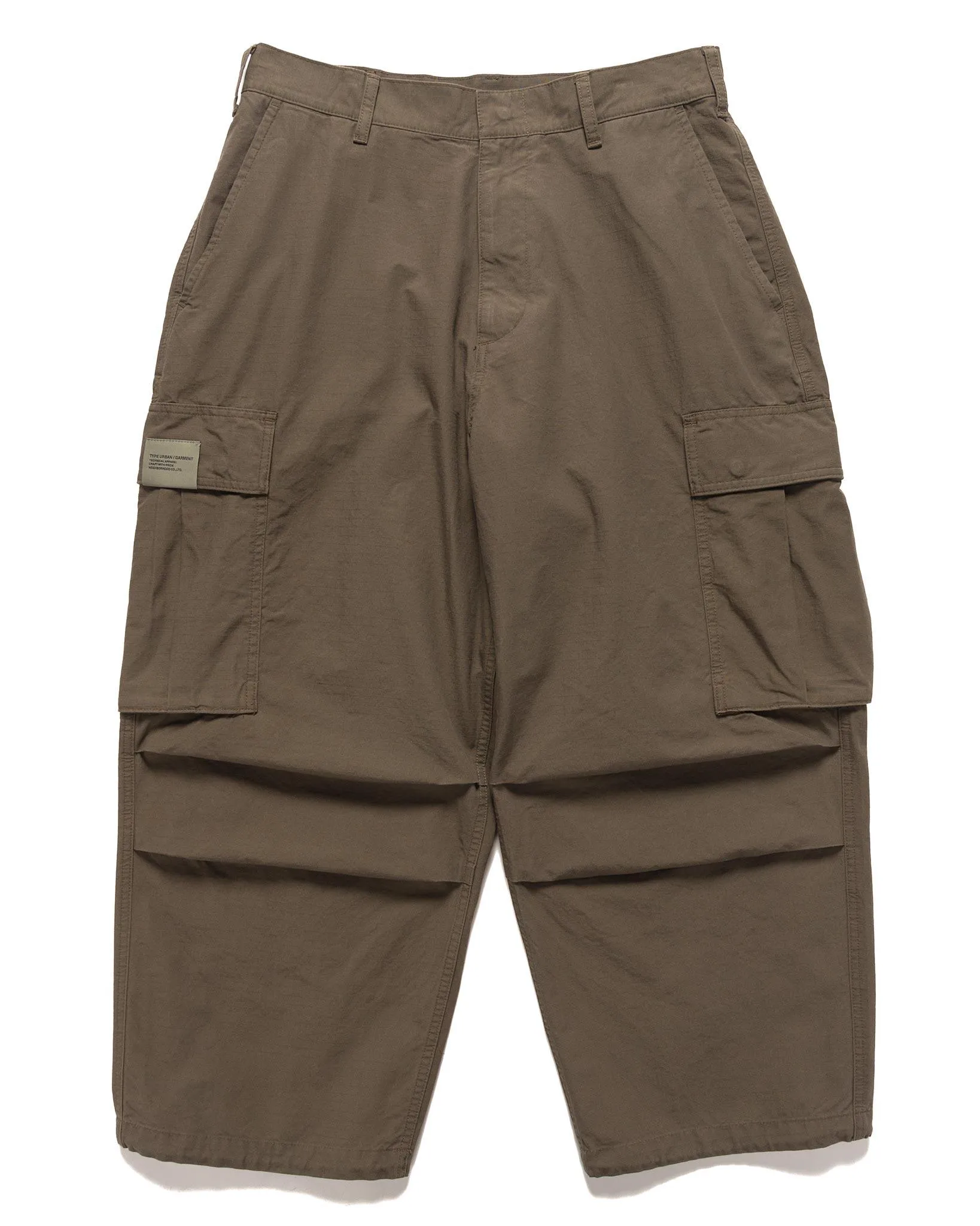 Wide Cargo Pants Brown