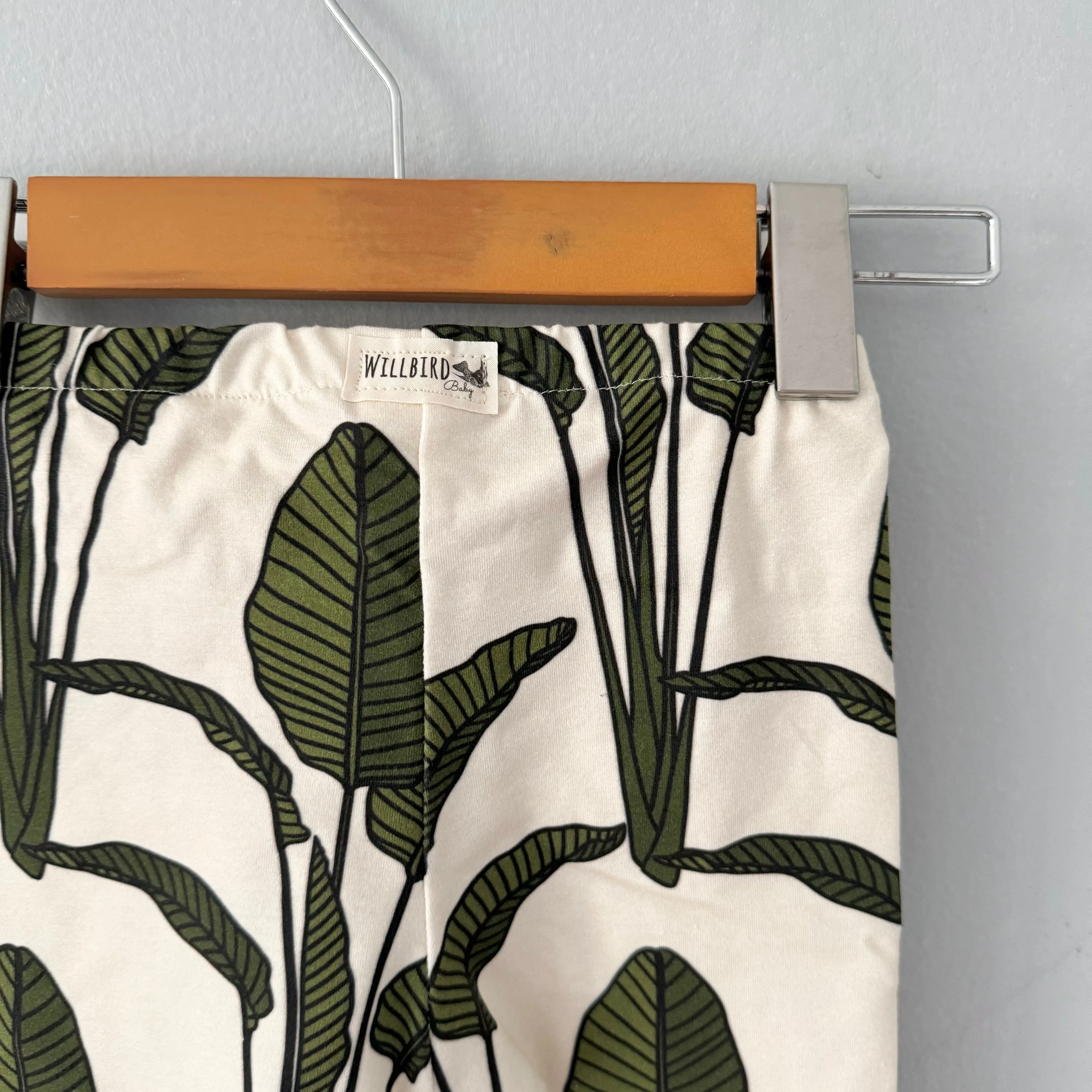 Willbird / Leggings, Banana Leaf / 2T