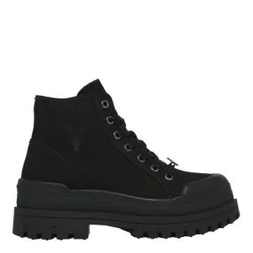 Windsor Smith DESERVE BLACK CANVAS BOOT