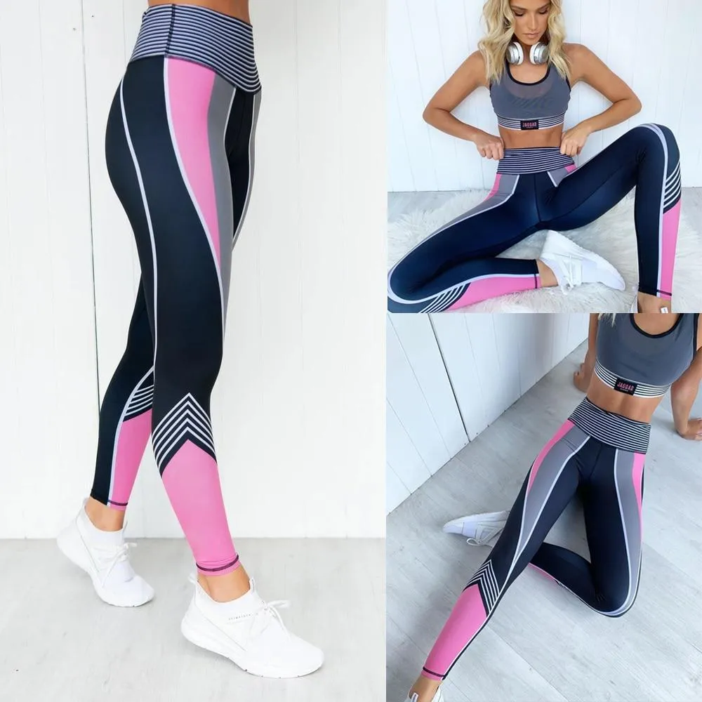 Women's Big Size Casual Compression High Waist Workout Fitness Leggings