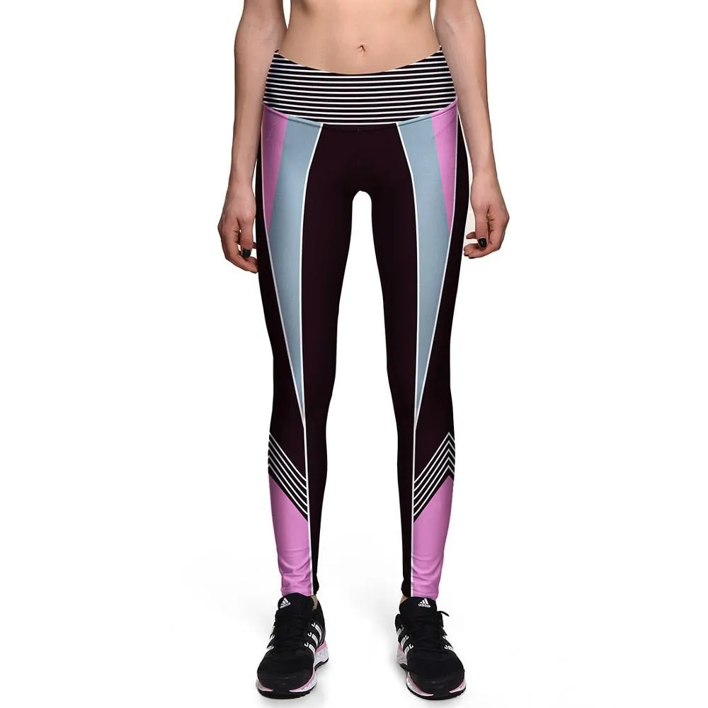 Women's Big Size Casual Compression High Waist Workout Fitness Leggings