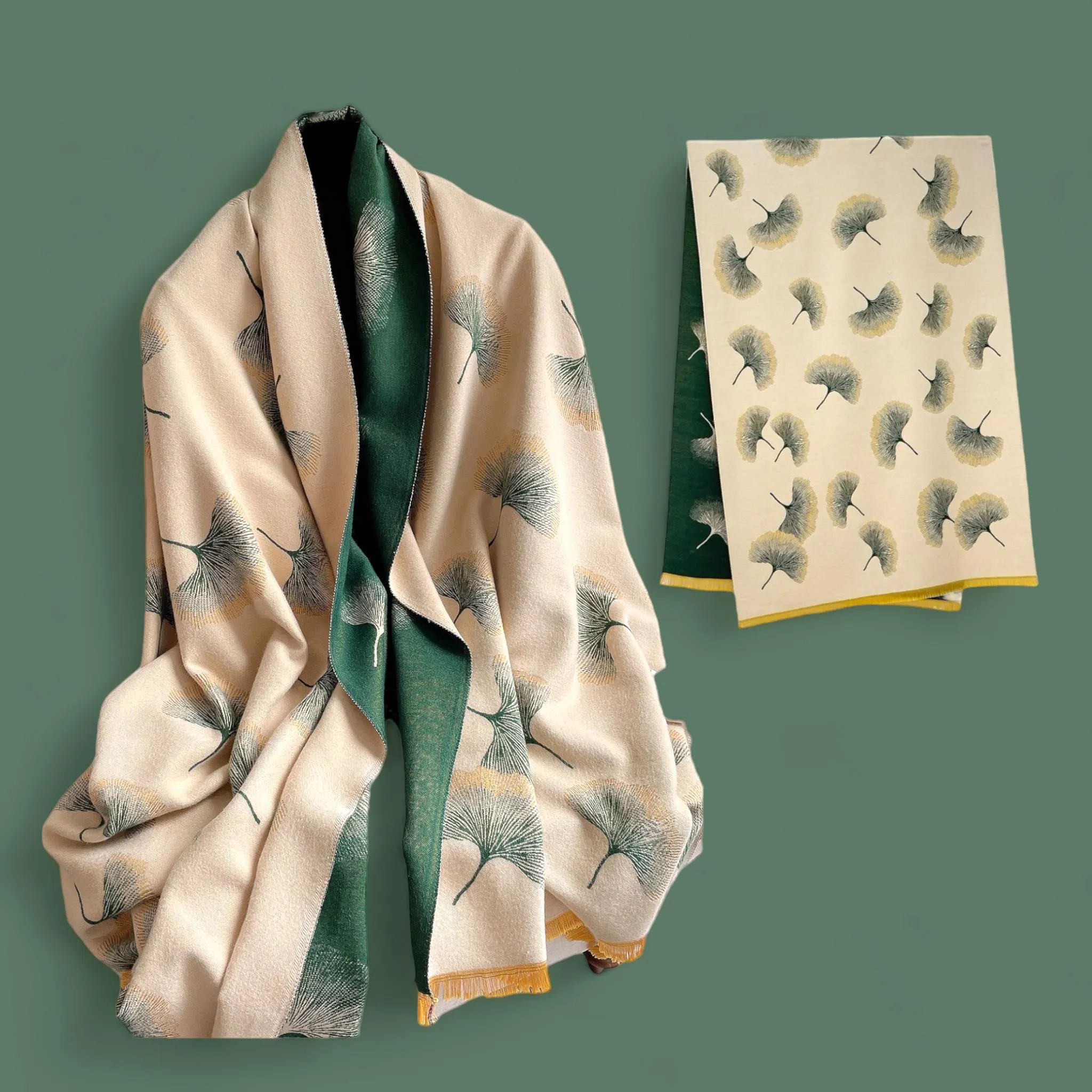 WRAP Warm Jacquard Shawl Scarf (Onhand)