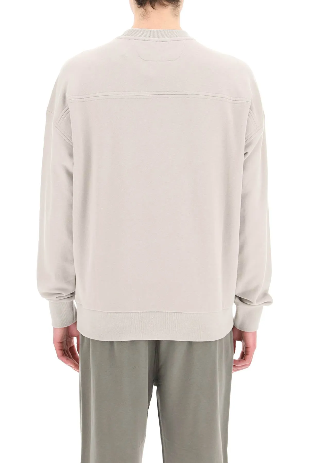 Z Zegna Logo Printed Long-Sleeved Sweatshirt