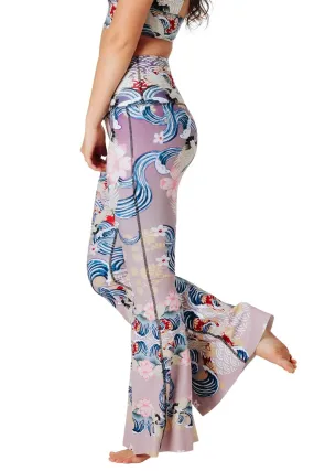 Zen Water Garden Printed Bell Bottoms